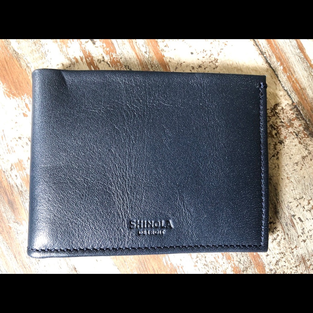 Shinola Slim Bifold Wallet